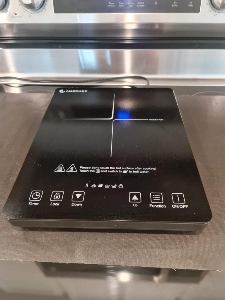 AMZCHEF Portable Induction Cooktop 1800W
