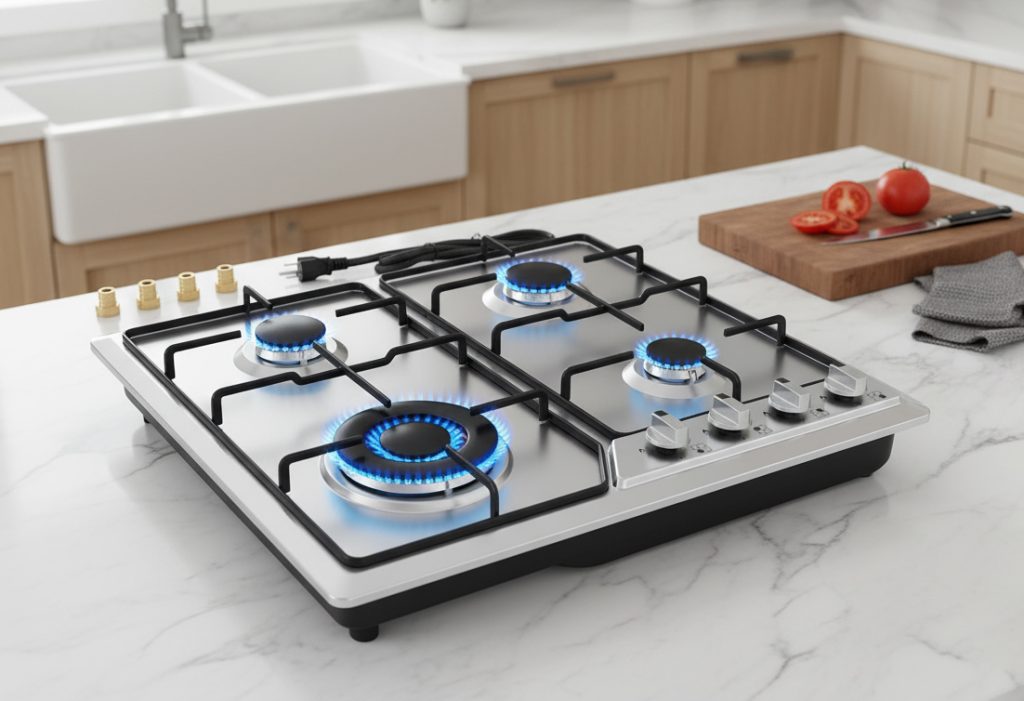 Argyolas 24in Gas Stove Cooktop 4 Burners