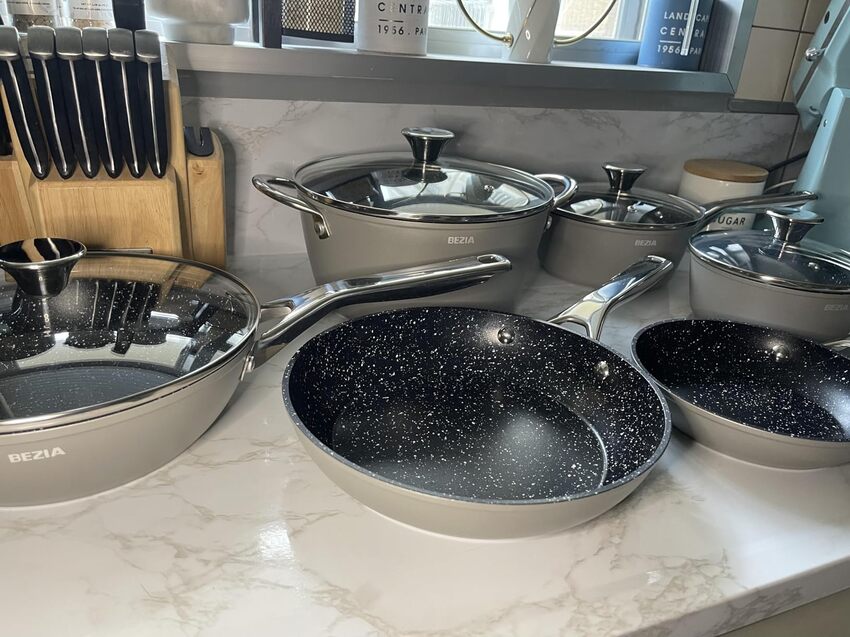 BEZIA Pots & Pans Set for Induction