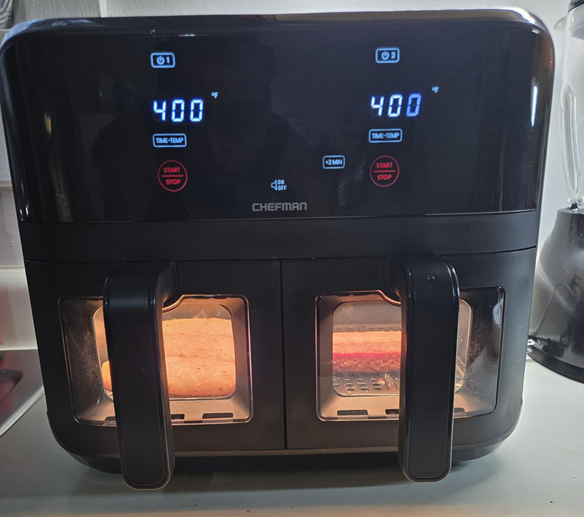 CHEFMAN 6 Quart Dual Basket Air Fryer