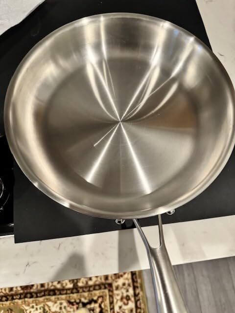 DELARLO 12 Inch Tri-Ply Skillet