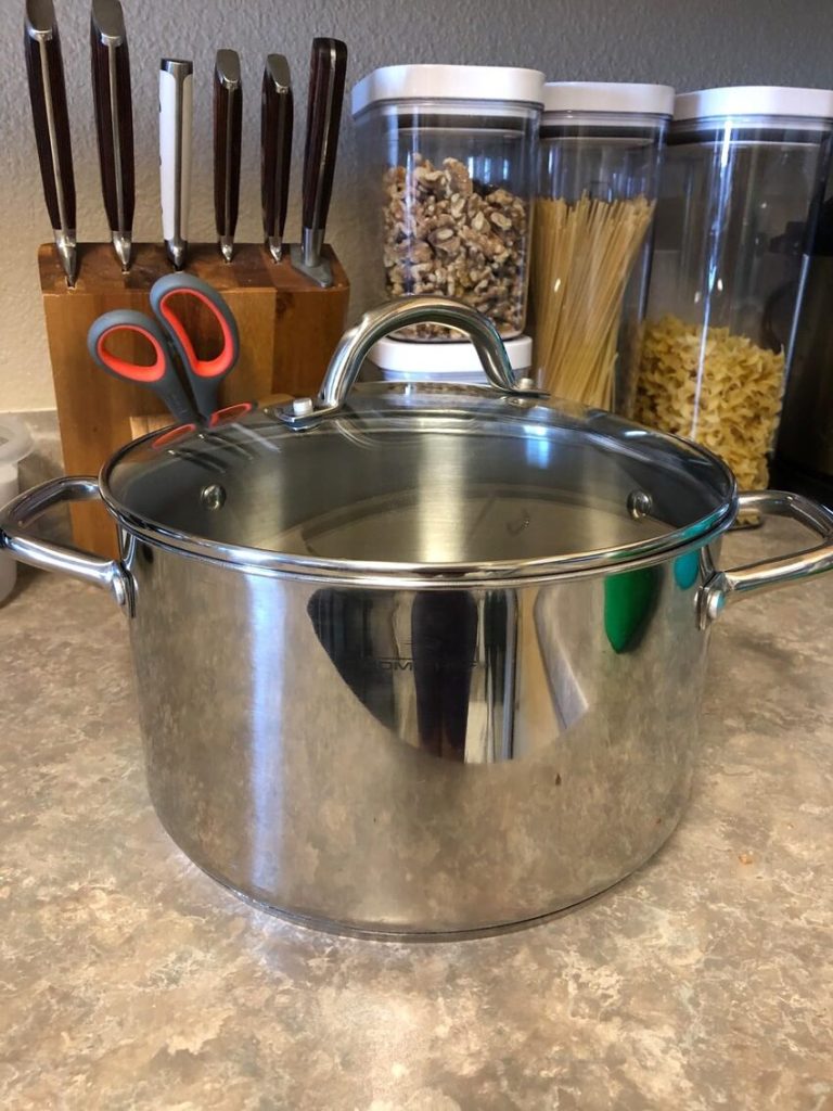 HOMICHEF 8 Quart Nickel Free Stock Pot