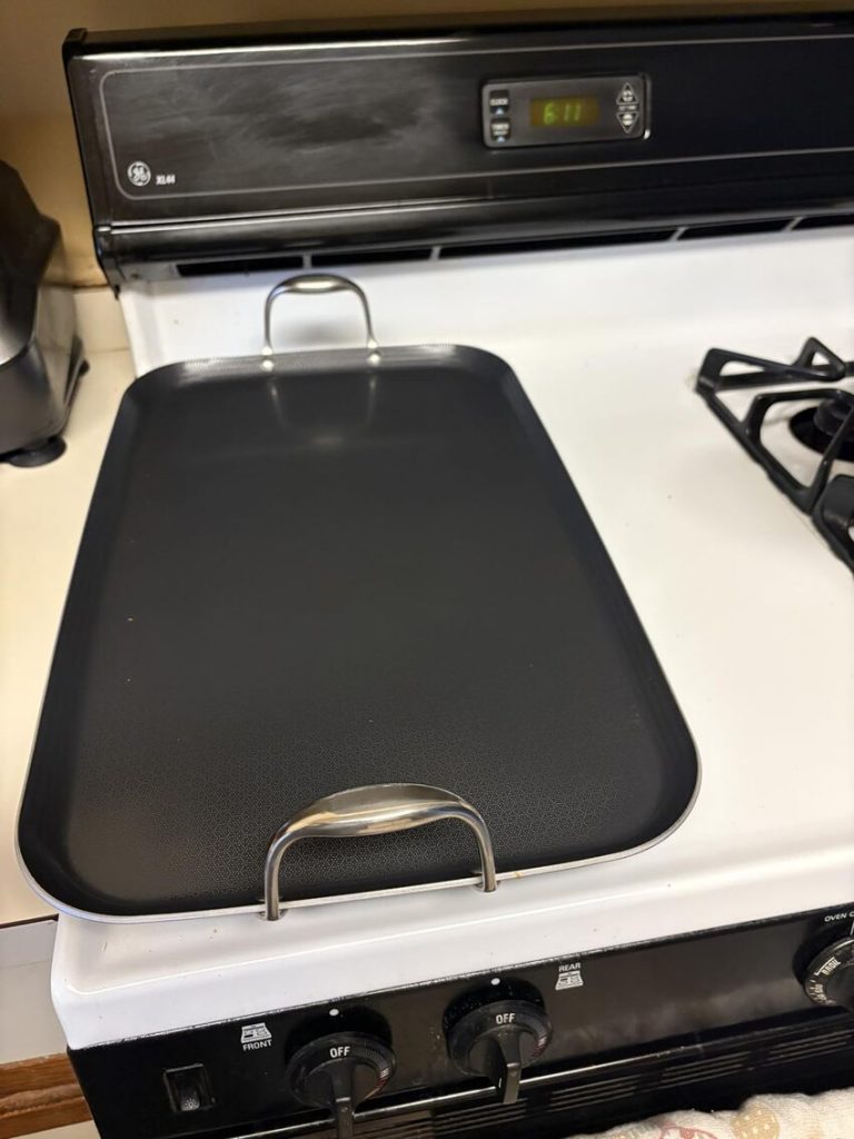 HexClad Hybrid Double Burner Griddle