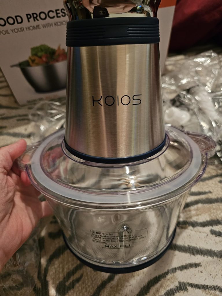 KOIOS Food Processor 500W 2-Bowls