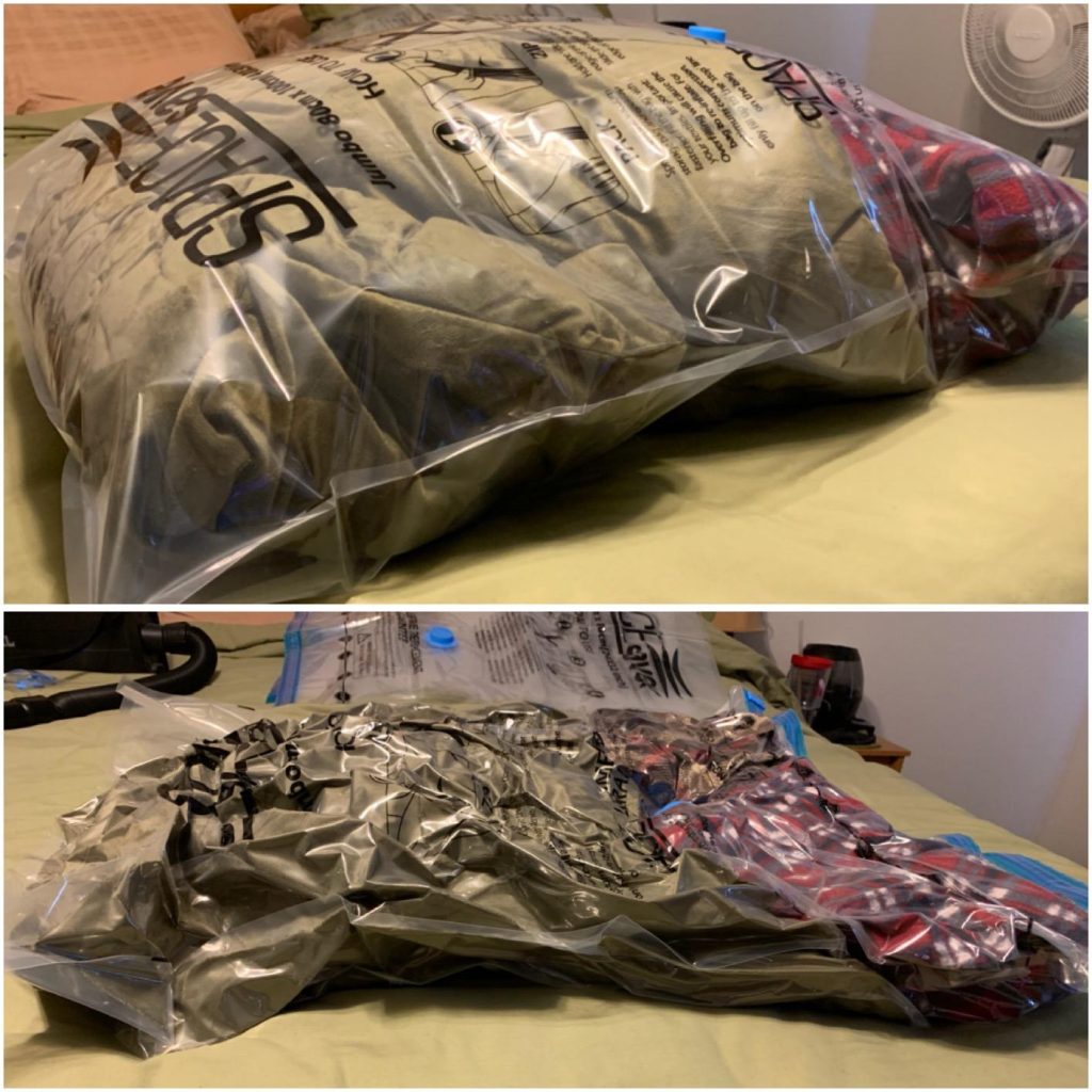 10 Pack Vacuum Bags w/ Electric Pump