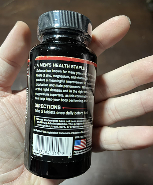 Force Factor Zinc Magnesium Aspartate