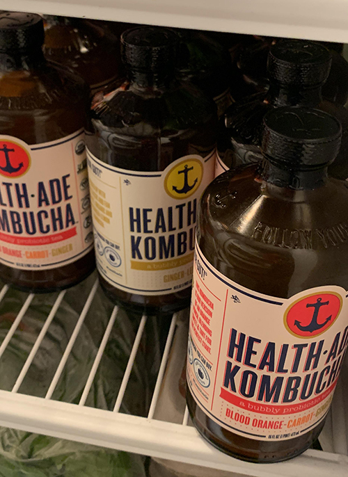 Health-Ade Kombucha Tea Organic Drink, Fermented Tea with Living Probiotics, Detoxifying Acids