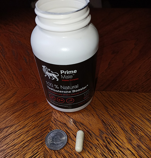 Prime Male Natural Testosterone Booster 120 Capsules
