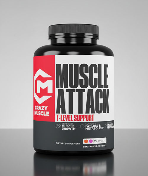 Crazy Muscle Testosterone Booster for Men and Women