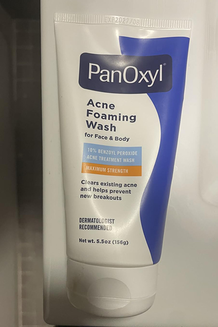 PanOxyl Acne Foaming Wash Benzoyl Peroxide