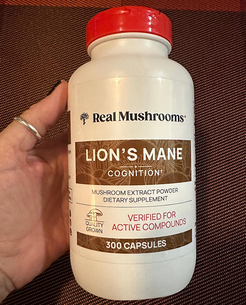 Real Mushrooms Lion’s Mane Mushroom Extract Supplement