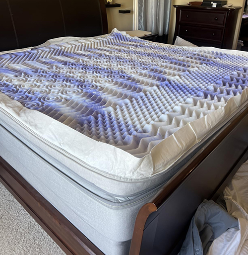 Dreamsmith 3 Inch 7-Zone Twin Memory Foam Mattress Topper