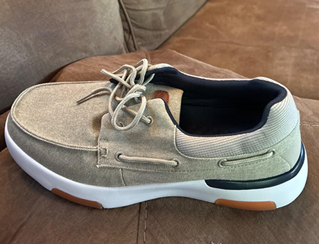 OrthoComfoot Mens Orthopedic Lace up Walking Shoes