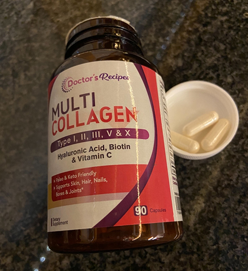 Doctor’s Recipes Multi Collagen Complex with Golden Turmeric, Vitamin C, Biotin, Hyaluronic Acid & Black Pepper