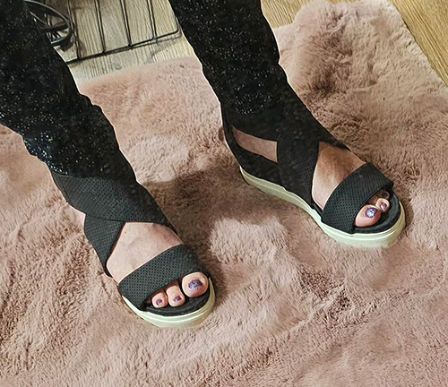 Dr. Scholl’s Shoes Women’s Sheena Wedge Sandal