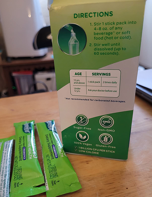 Benefiber Advanced Digestive Health Prebiotic Fiber Supplement Powder with Probiotics for Digestive Health, Low FODMAP – 15 Sticks