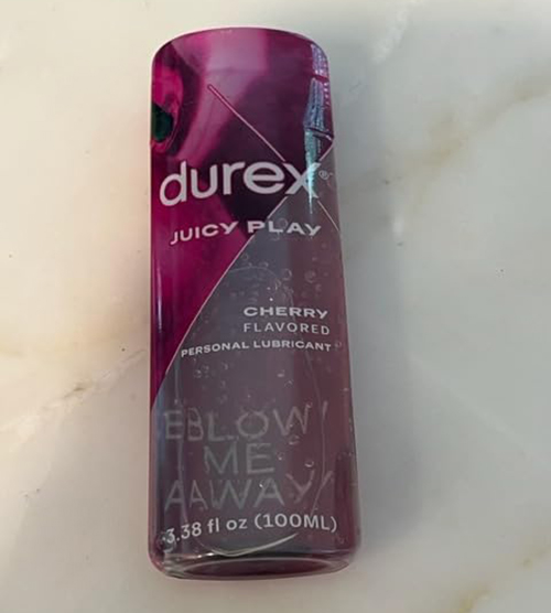 Durex Water Based Lube for Sex, Cherry Flavored Lube