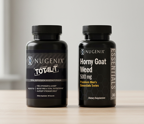 Nugenix Total-T & Nugenix Essentials Horny Goat Weed