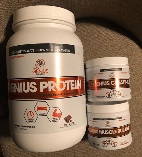 Genius Muscle Builder & Mass Gainer Supplement