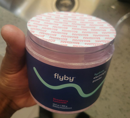 Flyby Electrolyte Liquid Drops