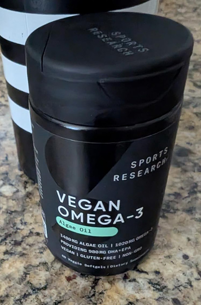 Sports Research Vegan Omega-3 60 Softgels
