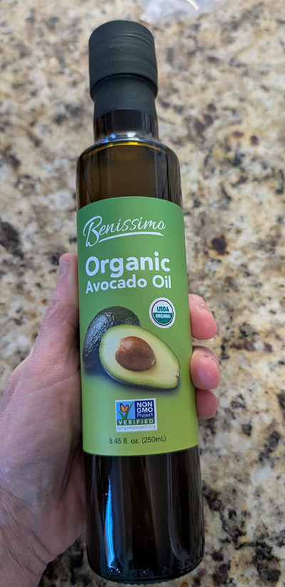 Benissimo Organic Cold Pressed 100% Pure Avocado Oil