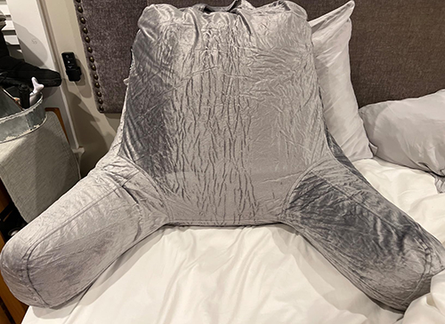 Milliard Reading Pillow with Shredded Memory Foam