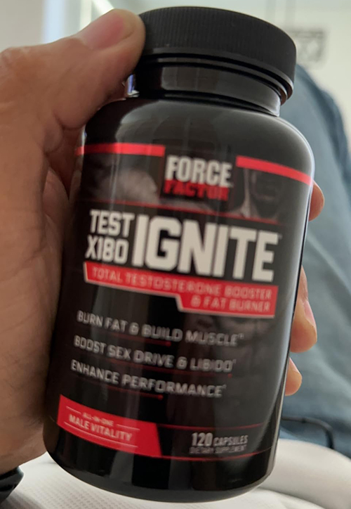 Force Factor Test X180 Gummies Testosterone Booster for Men