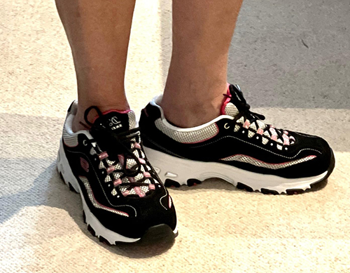 Skechers Women’s D’Lites-Life Saver Memory Foam Lace-up Sneaker