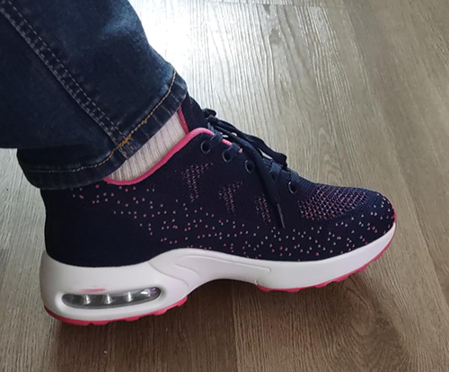 Mishansha Womens Sneakers Air Cushion Running Tennis Shoes Women Lightweight Arch Support Walking Shoes 8.5 Persian Blue