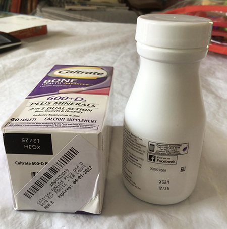 Caltrate 600 Plus D3 Plus Minerals Calcium and Vitamin D Supplement Tablets