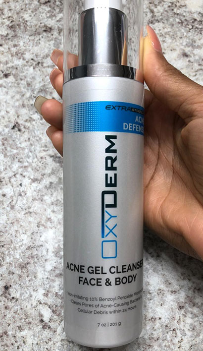 OxyDerm Benzoyl Peroxide 10% Cleanser Wash Treatment